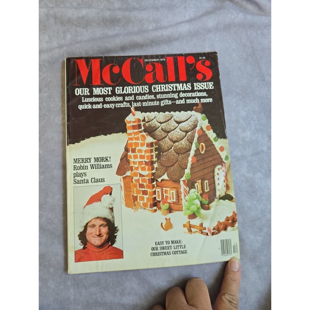 1979 DECEMBER MCCALL'S MAGAZINE  CHRISTMAS ISSUE ROBIN WILLIAMS MORK COVER!